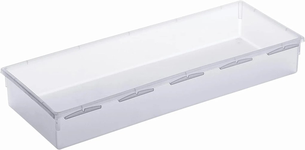 Organizér do zásuvky kuchyne aj kúpeľne, príborník Rotho BASIC, mliečna (38 x 15)