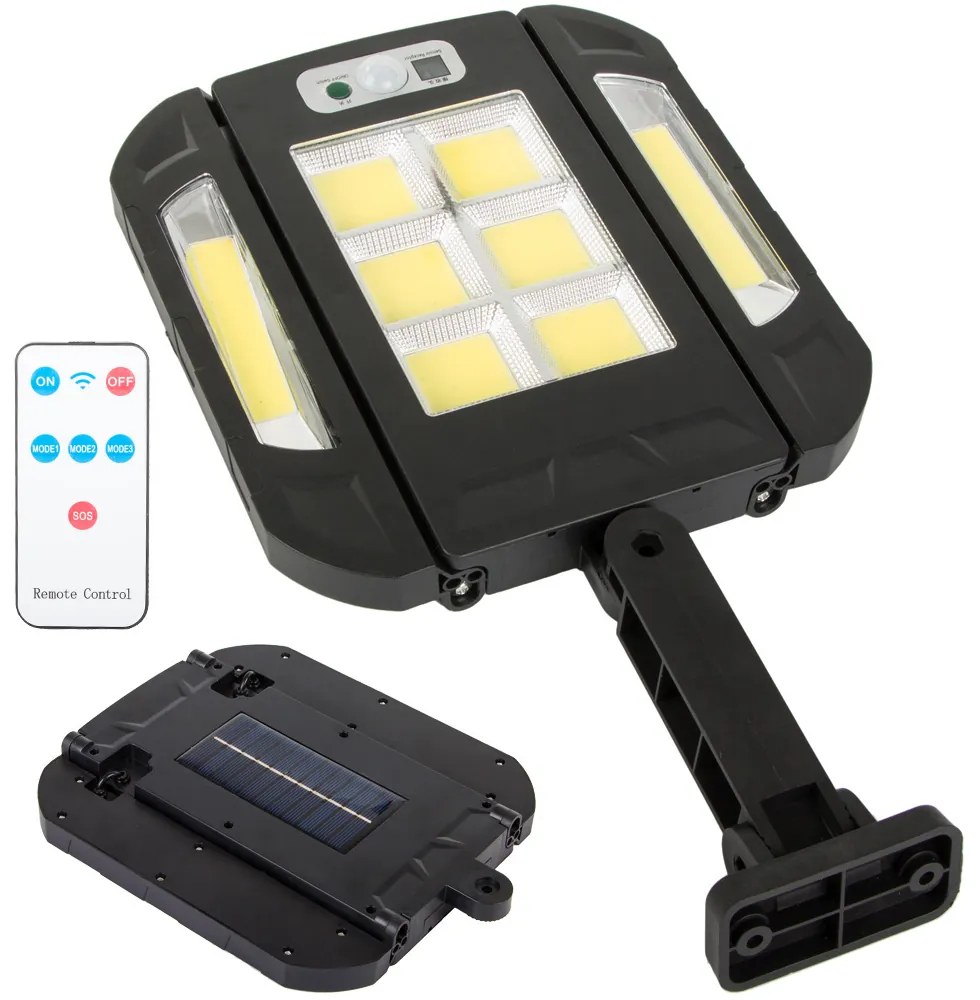 Verk 12291 Solární LED lampa se senzorem pohybu a dálkovým ovládáním