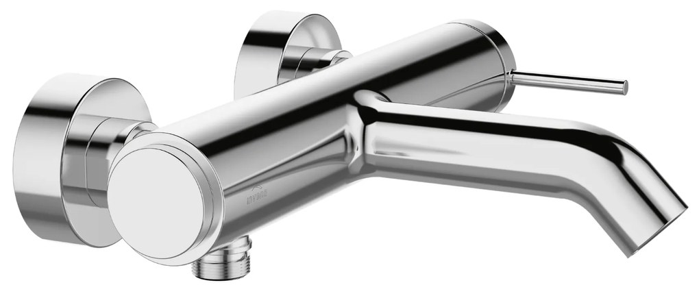 Invena Kalitea, nástenná vaňová batéria 150mm, chrómová, INV-BW-72-001-V