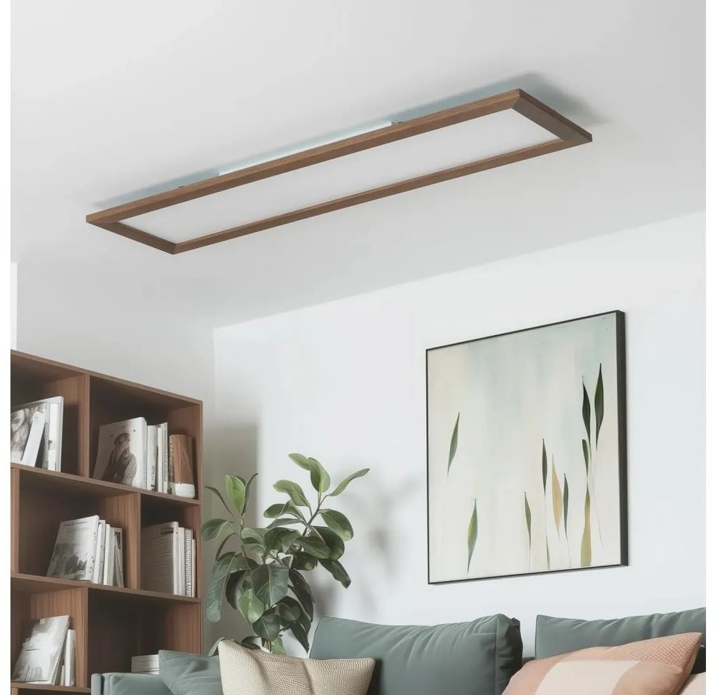 Eglo - LED RGBW stmievateľný prisadený panel SALOBRENA-C LED/34W/230V tmavohnedý + diaľkové ovládanie