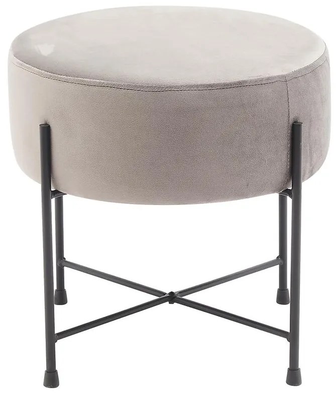 Taburetka Bob Light Grey Velvet 12