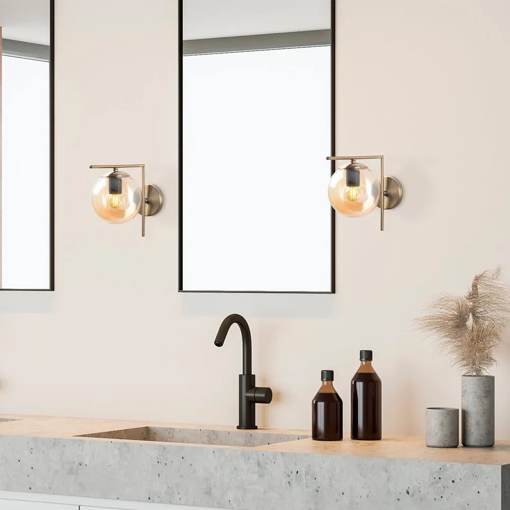 Nástenné svietidlo v zlatej farbe ø 15 cm Antique – Opviq lights