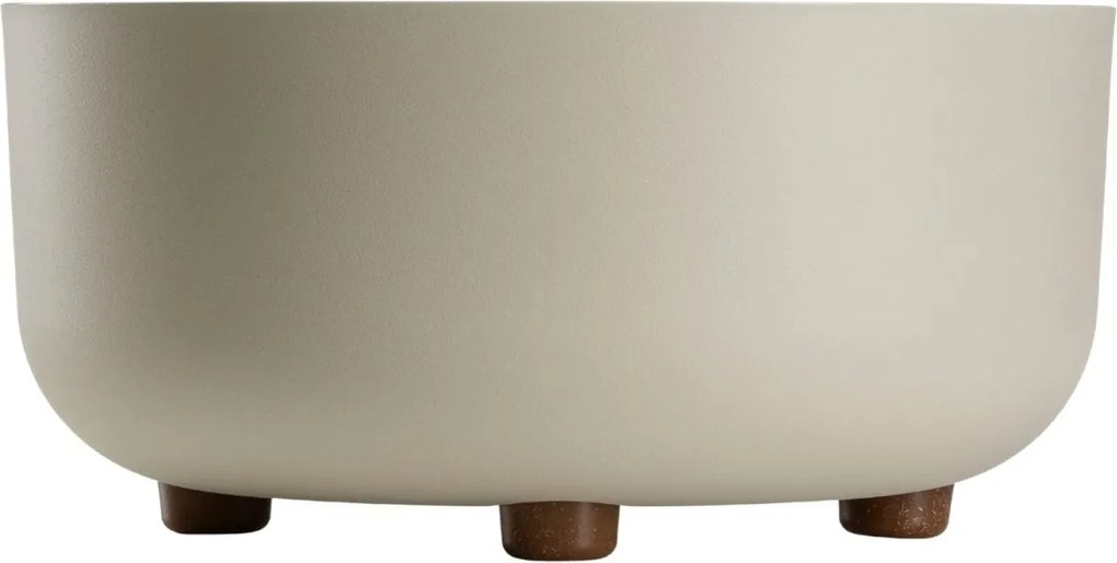 PLASTOVÝ KVETINÁČ TERRA 30X14,5 CM BÉŽOVÁ