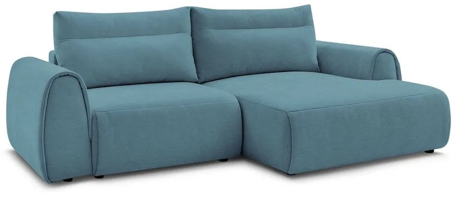Modrá rohová pohovka Aden – Bobochic Paris