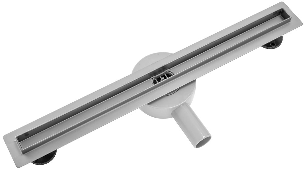Rea Neo Slim Pro, lineárny odtokový žľab s 360stupňovým sifónom 60cm, nerez, REA-G8400
