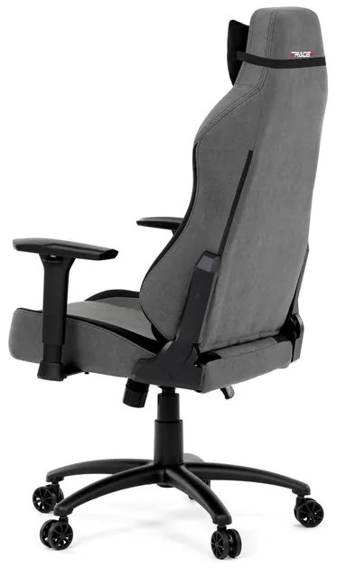 Autronic BONTEC Herné kreslo, hojdací mechanizmus, šedá látka, KA-F12 GREY2 Farba: Šedá