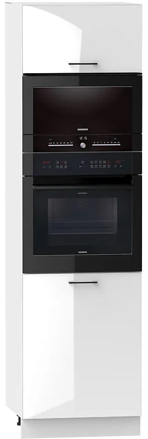 Kuchynská skrinka Oscar D60pk Mv 2133 Pl biely lesk/biela