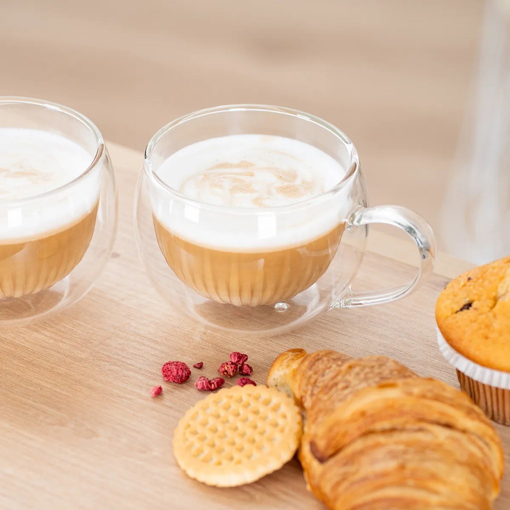 4Home Termo pohár na cappuccino Hot&Cool 270 ml, 2 ks