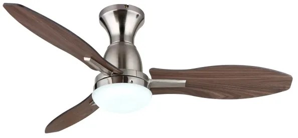 Globo 03671N - LED Stm. stropný ventilátor GALE LED/22W/230V 3000/4500/6000K +DO