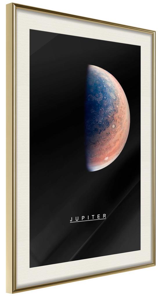 Artgeist Plagát - Jupiter [Poster] Veľkosť: 40x60, Verzia: Zlatý rám s passe-partout