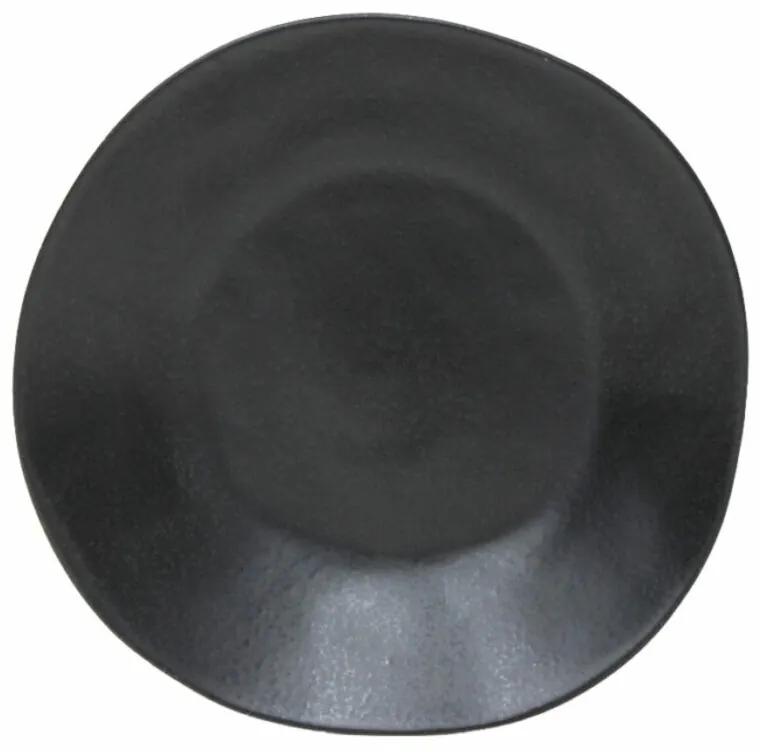 Tanier polievkový Riviera čierna, 25 cm, COSTA NOVA - súprava 6 ks