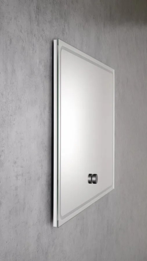 Sapho Sapho, GEMINI zrkadlo s LED osvetlením 100x70cm, chytré funkcie, GM100K