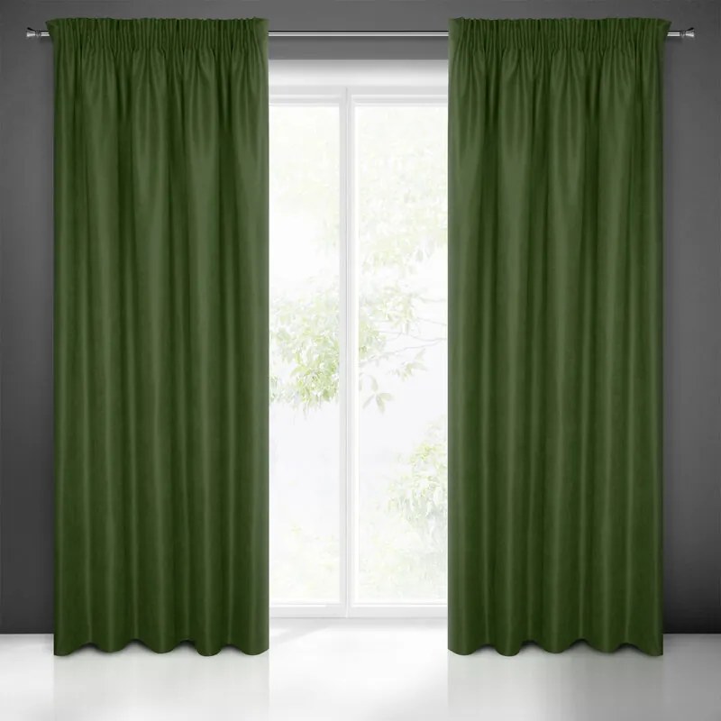 DECOREUM Jednofarebný záves z mäkkej tkaniny 140 cm x 250 cm tyrkysová 100 % polyester Rozmer varianty: 140 cm x 250 cm, Farba varianty: Tyrkysová 53689