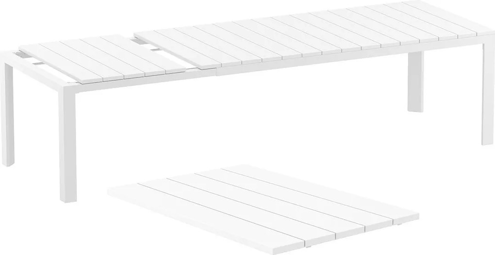 ATLANTIC 210 záhradný rozťahovací stôl white