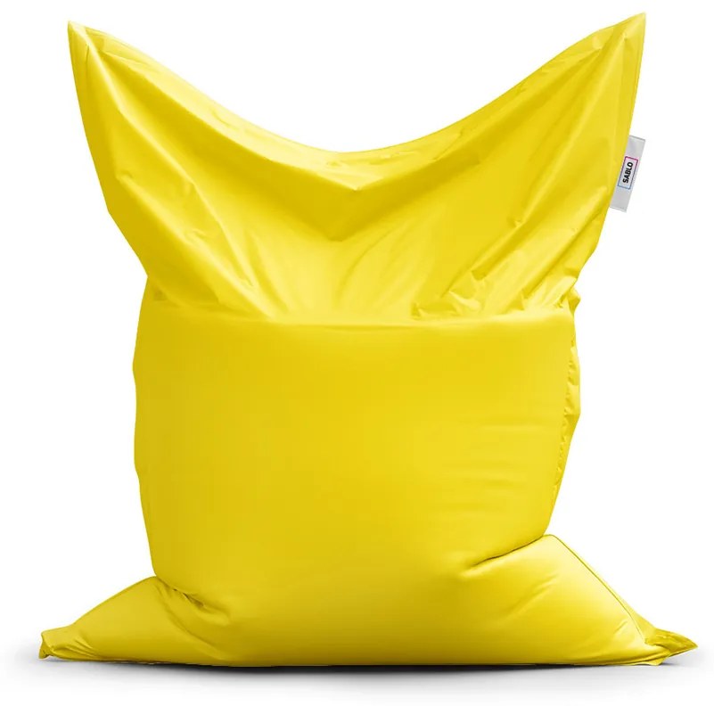 Sablio Sedací vak Žltá 2 - 200x140 cm