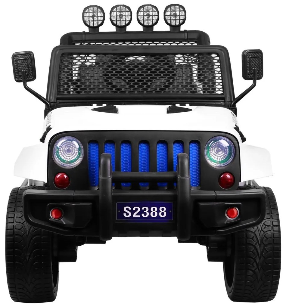 RAMIZ ELEKTRICKÉ AUTÍČKO RAPTOR DRIFTER 4x4 OFF ROAD BIELE  4x45W - 12V / 10Ah - 2023