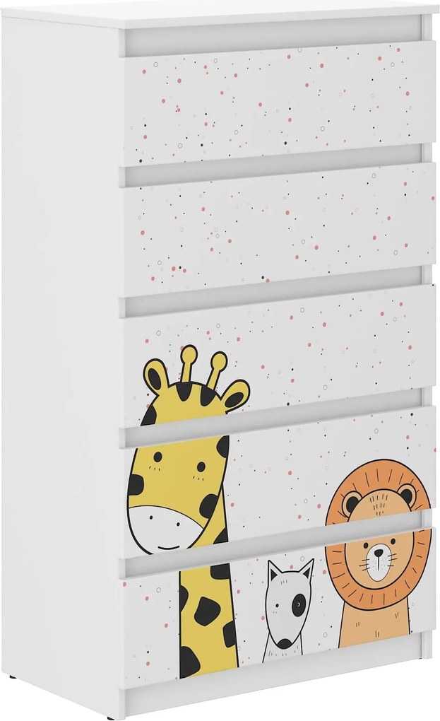 Wooden Toys Detská komoda R-5 MINI ZOO