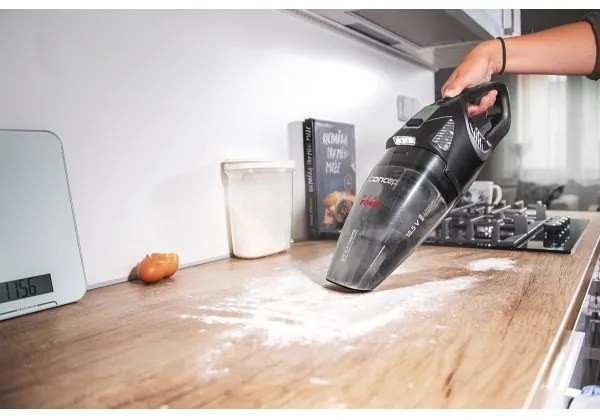 Concept VP4380 - Ručný vysávač REAL FORCE 110W/18,5V 2200 mAh čierny