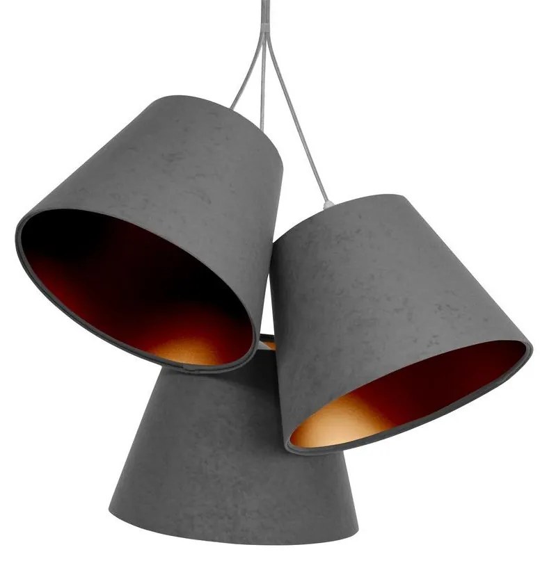 Luster na lanku AMBROSIA 3xE27/60W/230V