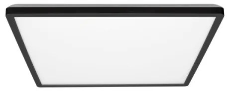 LED kúpeľňové stropné svietidlo NIVERA LED/24W/230V IP54 30x30 cm čierne