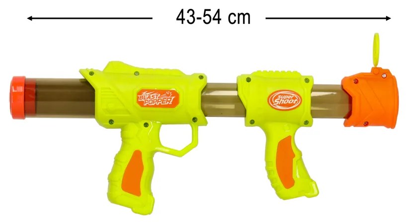 IKO Zelená detská zbraň s nábojmi 2v1