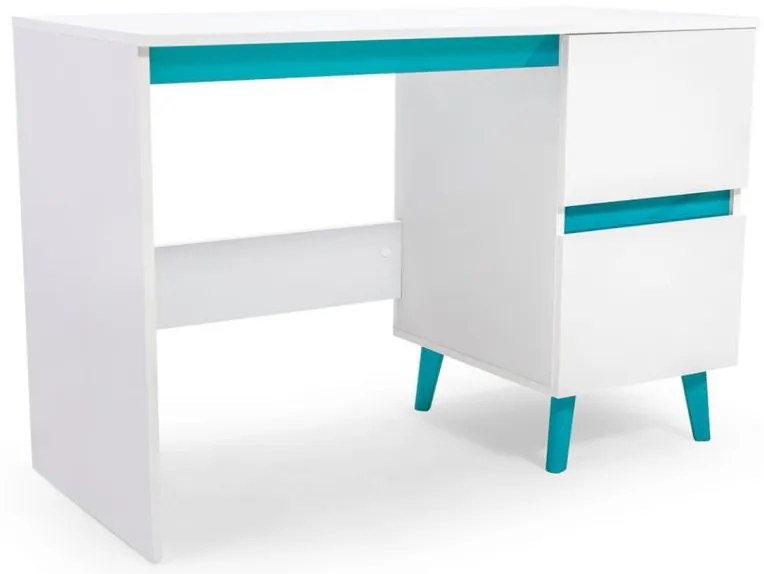 SB Písací stôl Tip 4 Farba: Tyrkysová