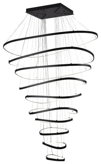 LED Stmievateľný luster na lanku LED/370W/230V 3000-6500K + diaľkové ovládanie