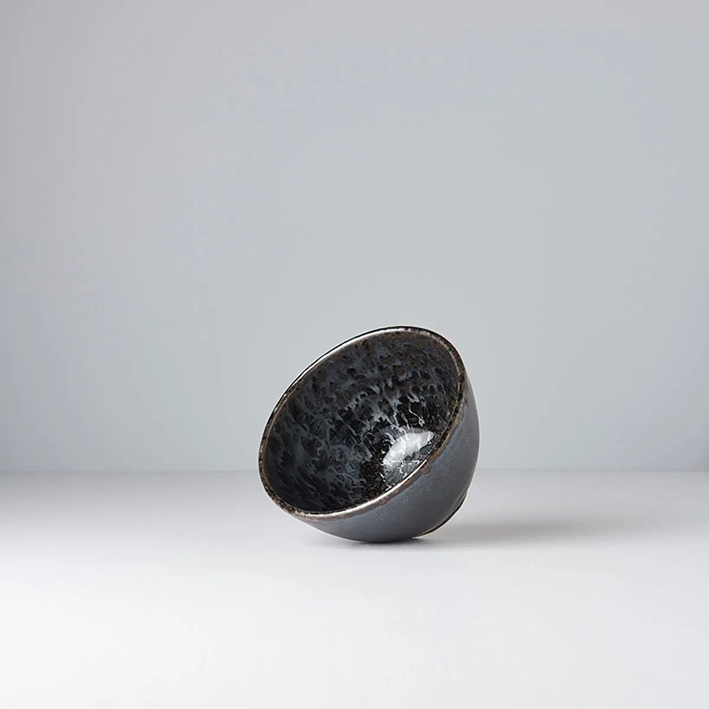 MADE IN JAPAN Vysoká miska Black Pearl 13 cm 600 ml 13 × 8 cm