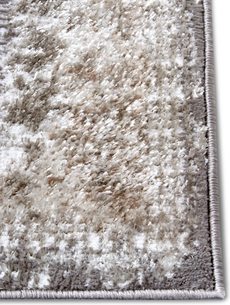 Hanse Home, Kusový koberec Shine 105920 Classic White Cream Silver, 57x90, hnedá, obývacia izba