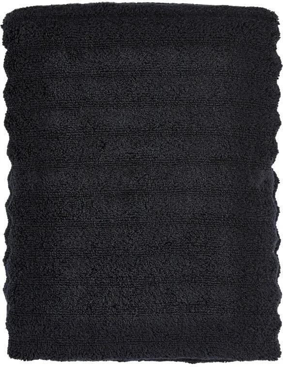 Čierna osuška Zone One, 70 x 140 cm