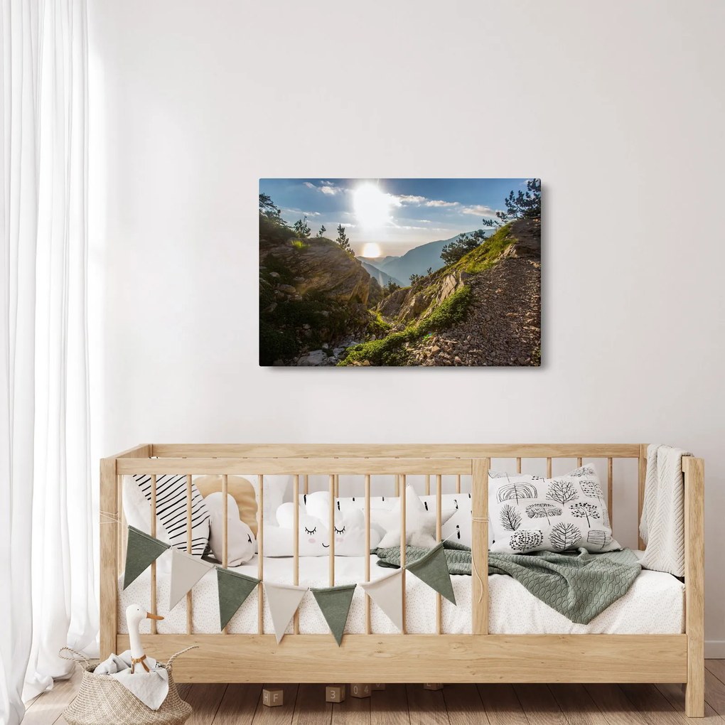Obraz - Hora Olymp (90x60 cm)