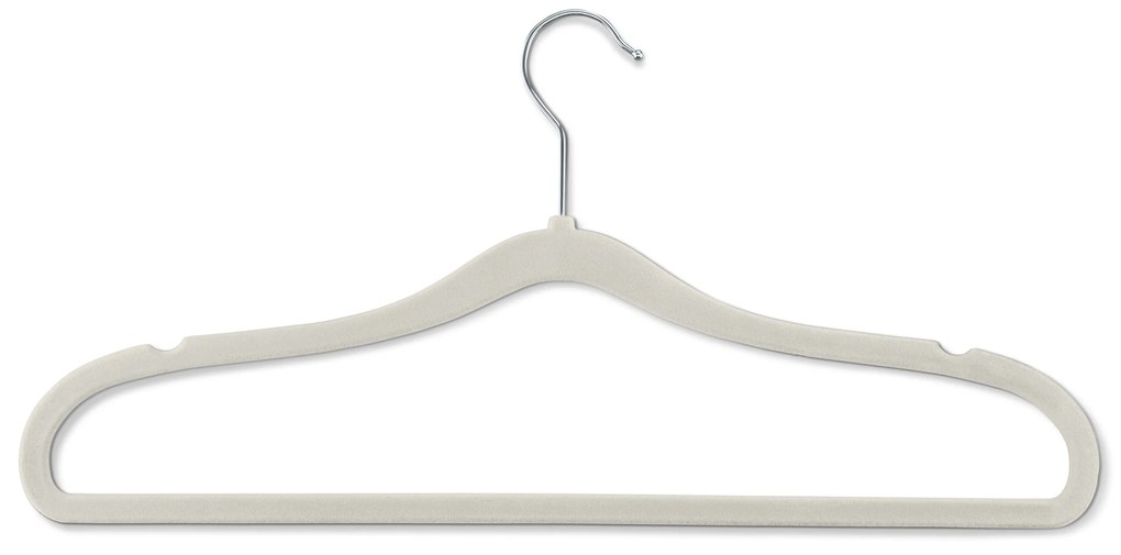 Extra úzke vešiaky na šaty, 8 ks