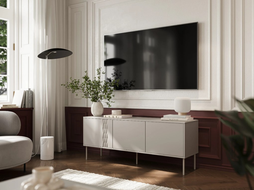 Cama Béžový TV stolík Trese 150