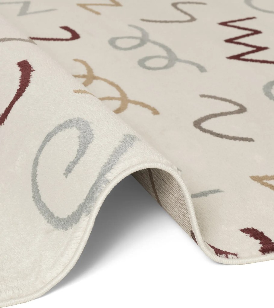 Hanse Home, Detský koberec Adventures 106422 Cream Multicolor kruh, 160x160 (priemer) kruh, viacfarebná, detská izba