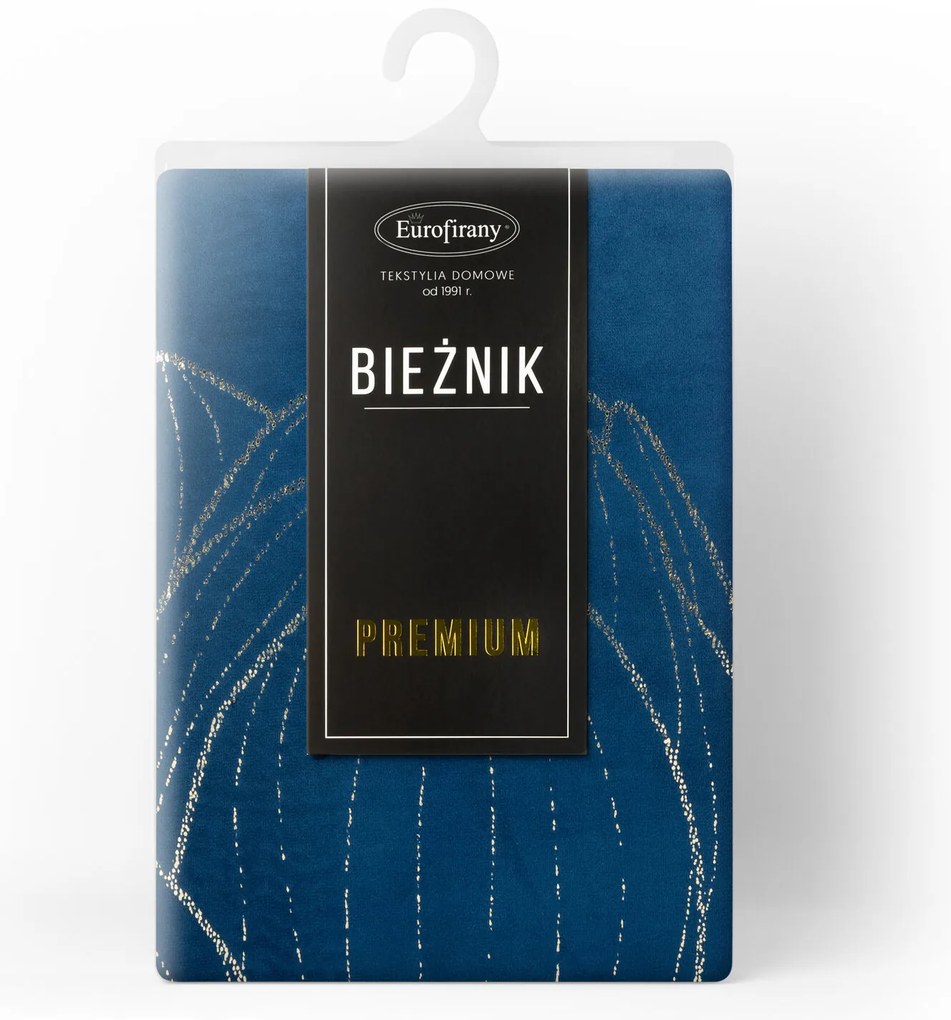 OBRUS BLINK 12 35X180 CM TMAVOMODRÝ