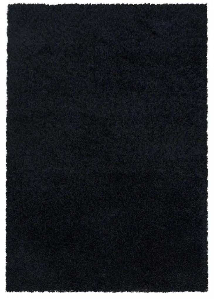 Ayyildiz koberce Kusový koberec Sydney Shaggy 3000 black - 300x400 cm