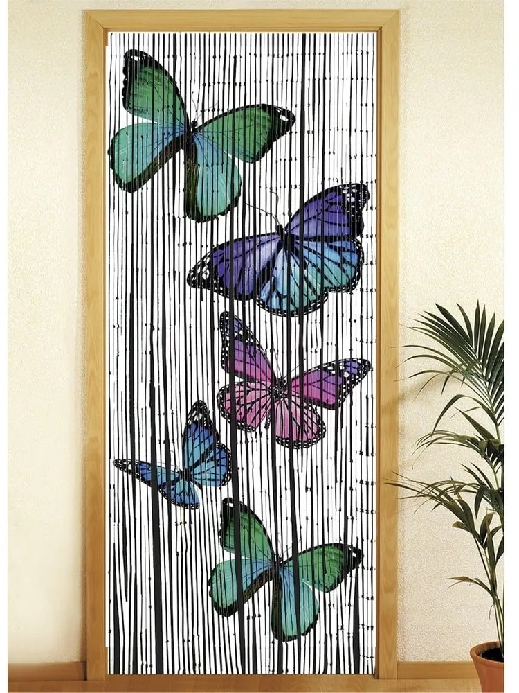 Bambusový záves do dverí 200x90 cm Butterflies - Maximex