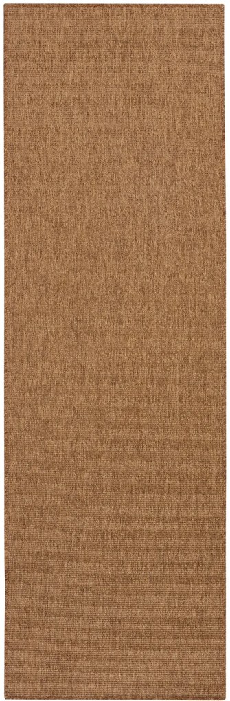 BT Carpet, Behúň Nature 103530 Brown – na von aj na doma, 80x350, hnedá, chodba / predsieň