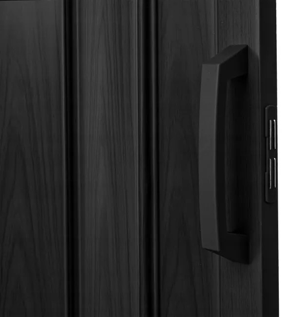 Skladacie dvere 004 08 čierny dub 100 cm