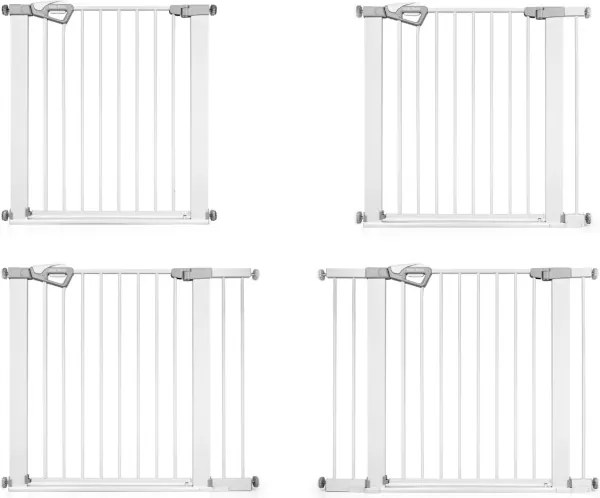 Bezpečnostná zábrana GUARDY 104 s rozšírením, biela