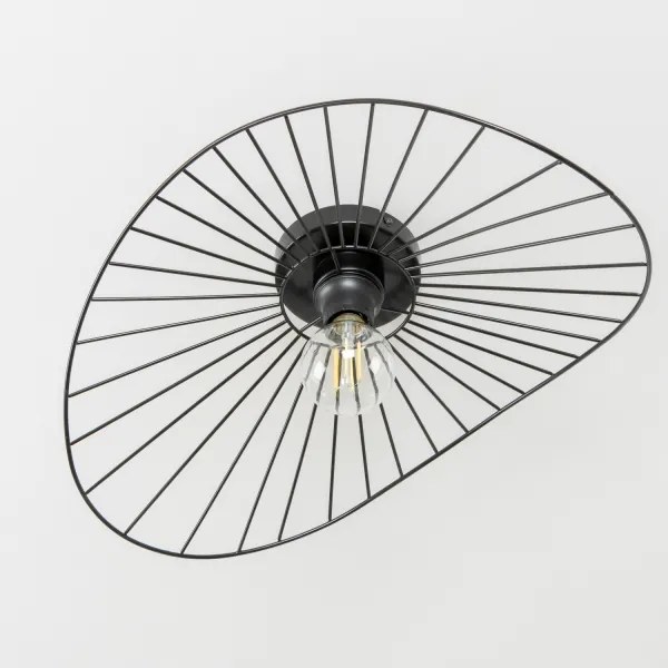 Brilagi - LED prisadený luster CERIA WIRE 1xE27/40W/230V 40x56 cm čierna