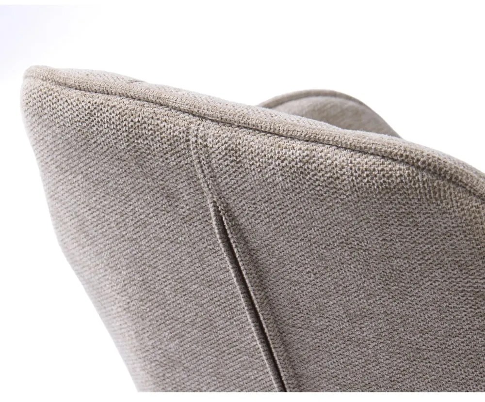 Béžová barová stolička s nastaviteľnou výškou Nolan – Unique Furniture