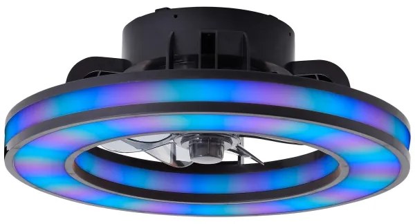 Brilliant - LED RGBW Stmievateľný stropný ventilátor MONDELLO LED/26W/230V + DO