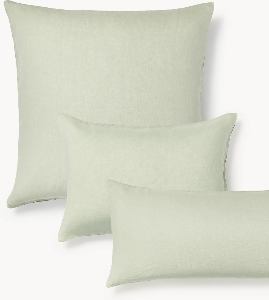 Obliečka na vankúš z vypratého ľanu Airy