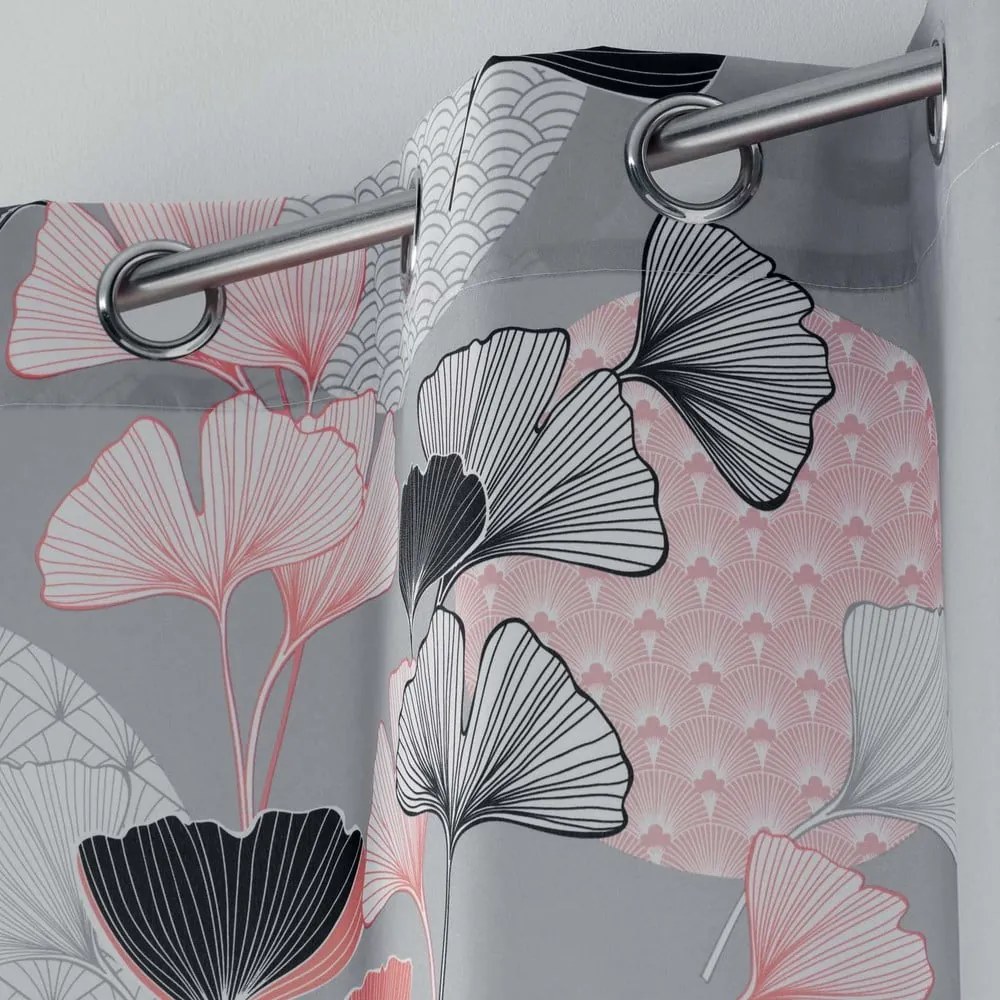 Sivý záves 140x260 cm Eden – douceur d'intérieur