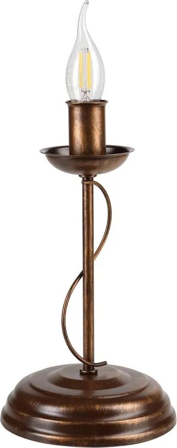 Stolná lampa ANTON 1xE14/60W/230V bronzová