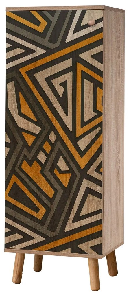 Predsieňová zostava Beside 27 (dub sonoma + antracit). Akcia -18%. Vlastná spoľahlivá doprava až k Vám domov. 1093991