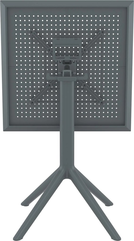 Skladací stôl Sky square - tmavošedá