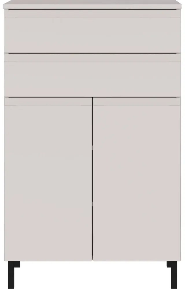 Krémová vysoká kúpeľňová skrinka 60x97 cm Salinas – Germania