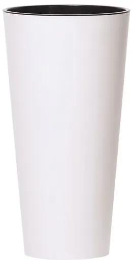 Prosperplast Kvetináč Tubus Slimmer biely matný, varianta 30 cm